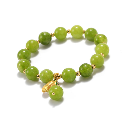 Green stone bracelet