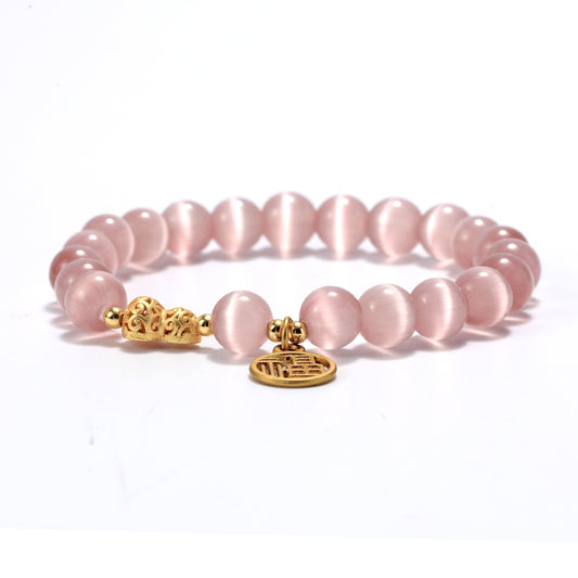 Natural cat eye bracelet