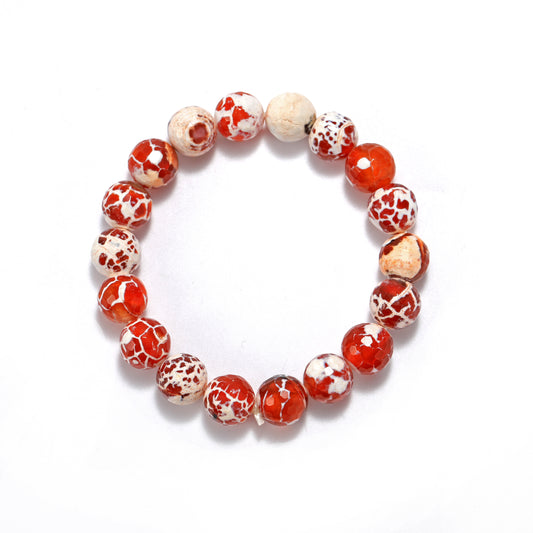Wearing a volcanic agate bracelet can effectively purify the negative energy around the human body
