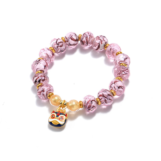 Glazed bracelets symbolize tenacity and eternity.