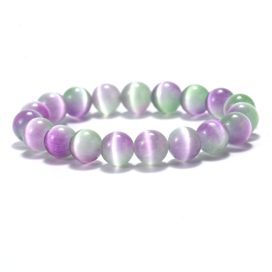 Colorful cat eye bracelet